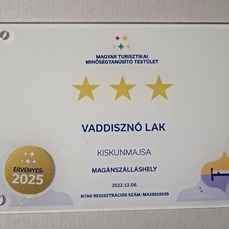 Vaddinszo Lak Βίλα Kiskunmajsa Εξωτερικό φωτογραφία